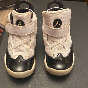 Kids Black and White Jordan’s